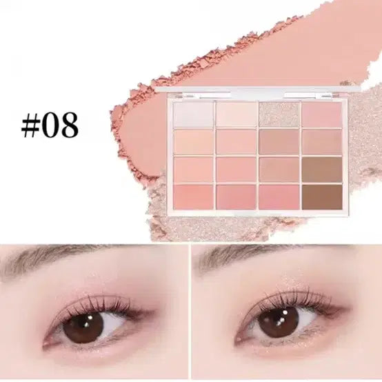 [BUNJANG] WAKEMAKE Soft Blurring Eye Palette 08 Candy Coral Blurring / 웨이크메이크 소프트 블러링 아이팔레트 08 캔디 코랄 블러링