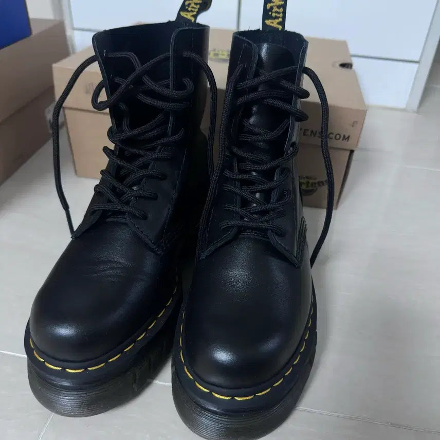 [BUNJANG] Dr. Martens Audrick 8-Eye Boot Black UK 4 / 닥터마틴 오드릭 8홀 부츠 블랙 UK4