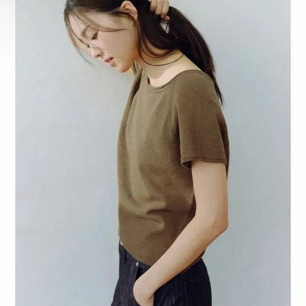 [BUNJANG] Bennet Mocha Brown Cord Knit / 베뉴엣 benuet 코드 니트 모카 브라운