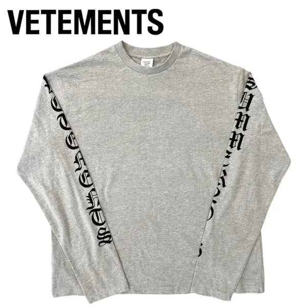 [BUNJANG] Vetements 2016 Spell Out Long Sleeve / 베트멍2016스펠아웃 롱슬리브
