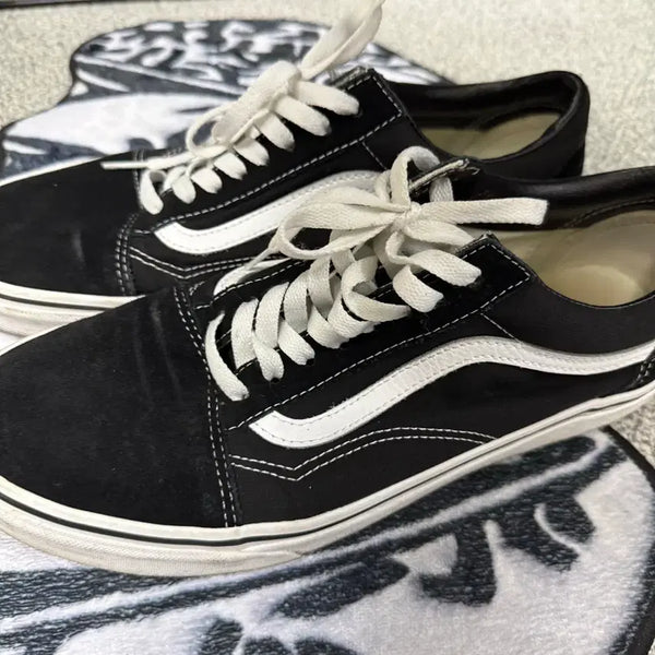 [BUNJANG] Vans Old Skool Black/White Sneakers Size 290 / 반스 올드스쿨 size290