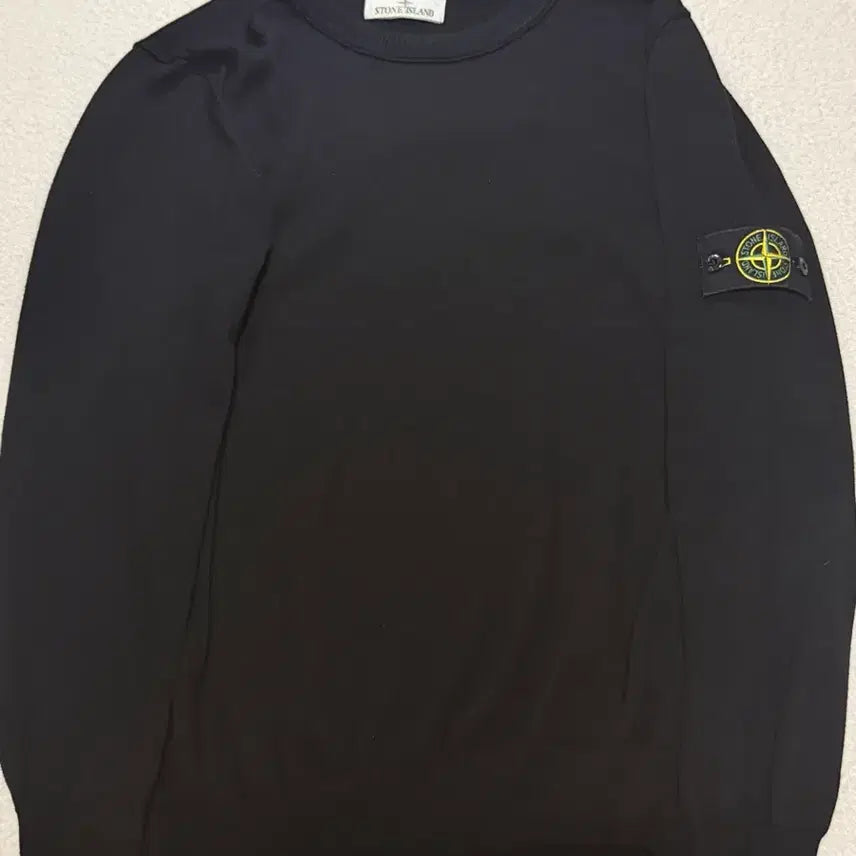 [BUNJANG] Stone Island Black Knit L / [정품] L 스톤 아일랜드 블랙니트