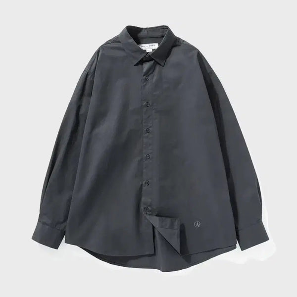 [BUNJANG] Minimal Project Minimal Oversized Solid Shirt Charcoal M / 미니멀프로젝트 미니멀 오버핏 솔리드 셔츠 M