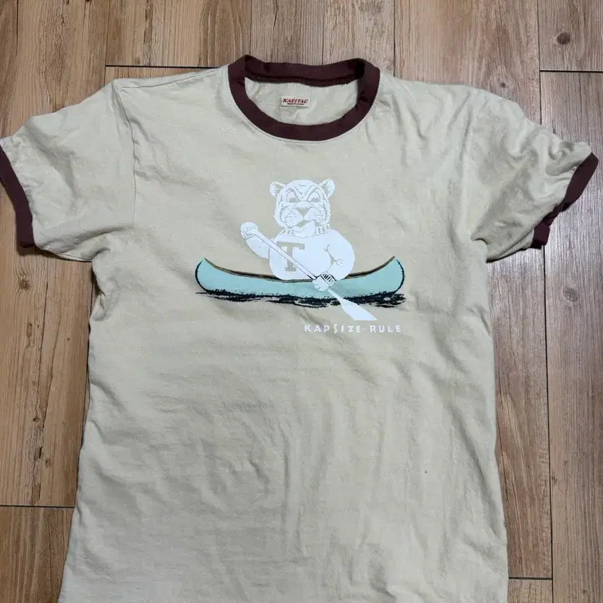 [BUNJANG] Capital Ringer T-shirt Size 3 / 캐피탈 링거티 3사이즈