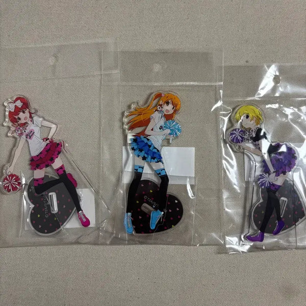 [BUNJANG] Pripara Mars Acrylic Stand Set - Airi, Rhythm, Mion / 프리티리듬 마르스 아크릴 스탠드 그루가레 연습복 아이라 리듬 미온 프리즘스톤 오로라드림