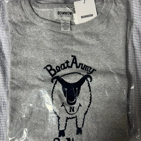 [BUNJANG] BauWow Beat Army Tee Gray XL / 바우와우 비트 아미 티 그레이 XL