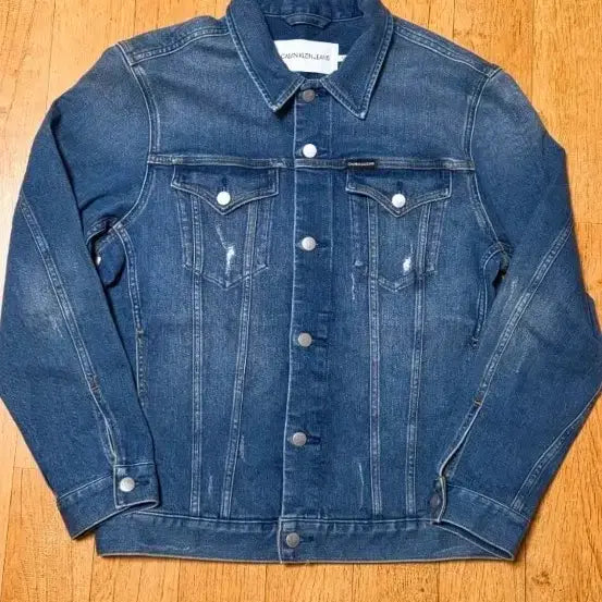 [BUNJANG] Calvin Klein Jeans Regular Fit Denim Jacket / (새상품급) 캘빈클라인진스 레귤러핏 데님 자켓, 남성95/여성66, 남녀공용