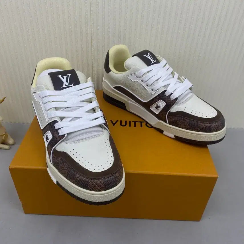 [BUNJANG] Louis Vuitton LV Trainer Sneakers Size 8 / 루이비통  LV 트레이너 스니커즈 8사이즈 (구입영수증 있음)
