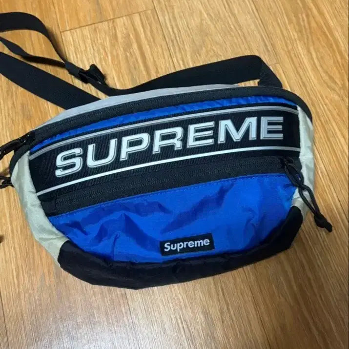 [BUNJANG] Supreme Waist Bag Blue / 슈프림 웨이스트백 블루 (정품)