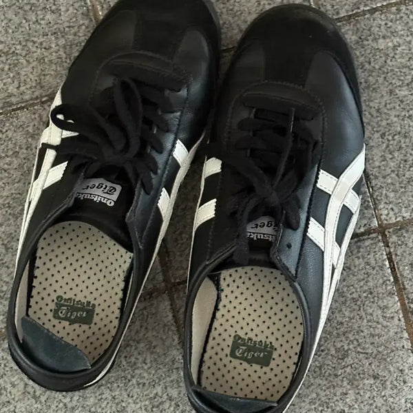 [BUNJANG] Onitsuka Tiger Mexico 66 Black Sneakers (275) / 오니츠카 타이거 멕시코 66 블랙 275