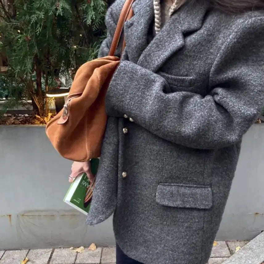 [BUNJANG] Maybe Baby Merino Wool Gold Button Jacket / 메이비베이비(MAYBEBABY) 디어리스트 메리노울 금장버튼 자켓 새상품