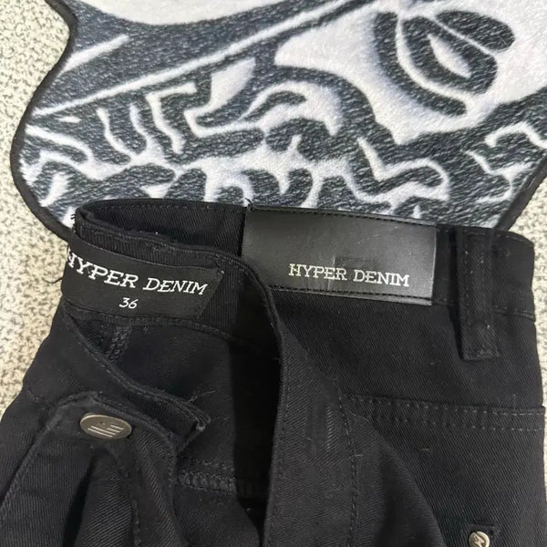 [BUNJANG] Hyper Denim Black Flare Jeans Size 36 / 하이퍼데님 블랙 플레어진 size36