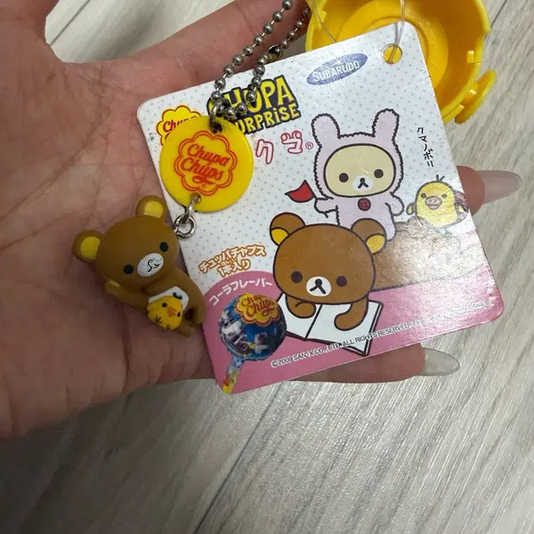 [BUNJANG] Chupa Chups Rilakkuma Keyring / 츄파춥스 리락쿠마 키링