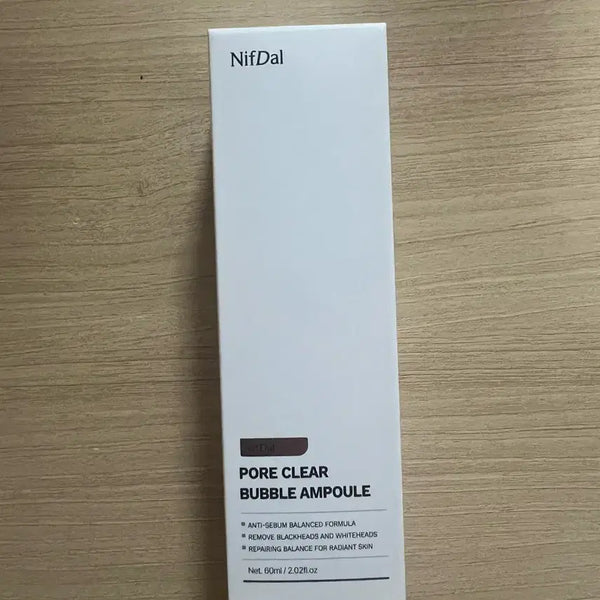 [BUNJANG] Nif'dal Pore Clear Bubble Ampoule 60ml / 니프달 포어 클리어 버블 앰플 60ml