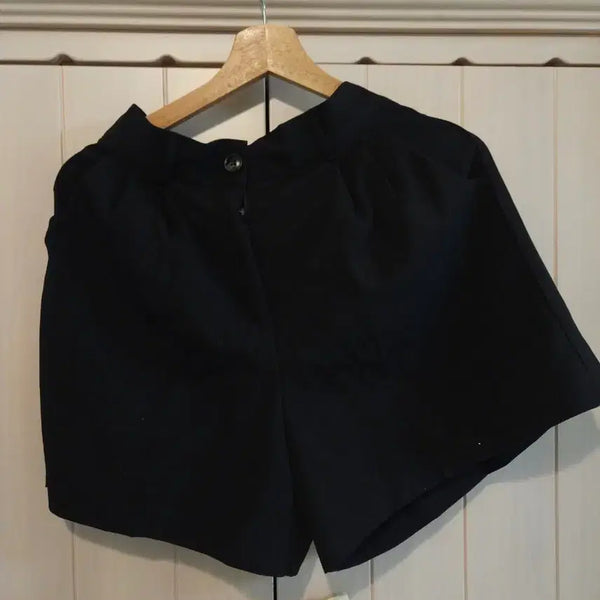 [BUNJANG] Black Slack Shorts / 슬랙스 반바지