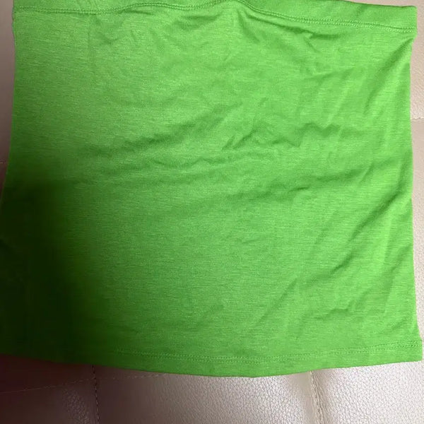 [BUNJANG] Green Mini Skirt / 초록색 미니스커트