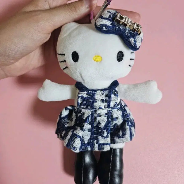 [BUNJANG] Hello Kitty Plush Keychain Doll / 헬로키티 키링 인형 롱다리 명품 키티