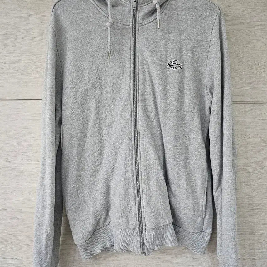 [BUNJANG] Lacoste Grey Hooded Zip-up Sweatshirt Size 4 / 라코스테 그레이 후드집업 4