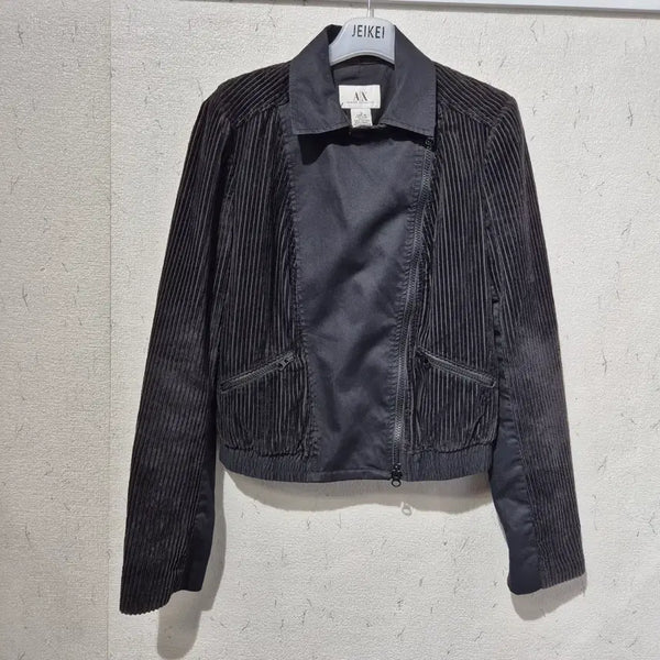 [BUNJANG] AX Armani Exchange Black Corduroy Jacket / AX 아르마니 익스체인지 코듀로이 자켓 블랙