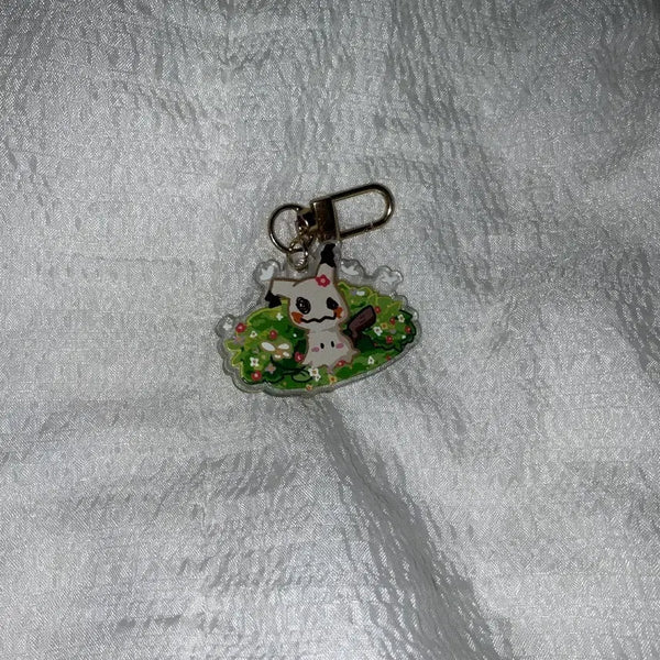 [BUNJANG] Pokemon Mimikyu Acrylic Keyring / 포켓몬스터 따라큐 포켓몬 퍼슈트 닌텐도 퍼리 소품 아크릴 키링 서코