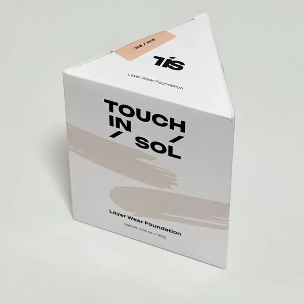 [BUNJANG] Touch in Sol Layer Wear Foundation 21C (Sealed) / 미개봉) 터치인솔 레이어웨어 파운데이션 21C
