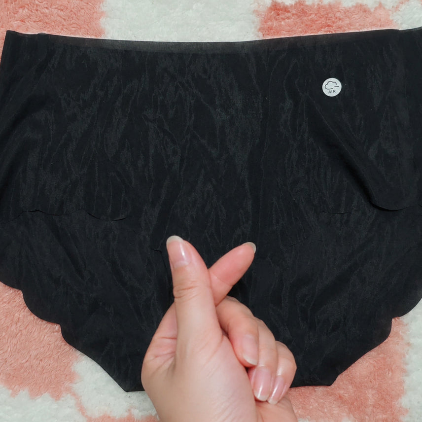 [BUNJANG] Black Seamless Panties XL (Used) / I(중고) 블랙 심리스 팬티 XL