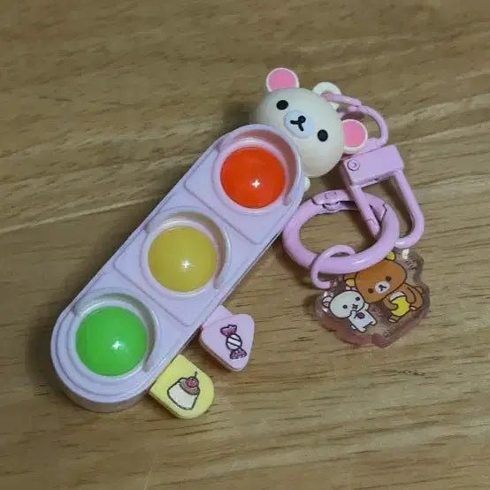[BUNJANG] Rilakkuma Traffic Light Keyring Plush / 코리락쿠마 신호등 키링 인형뽑기