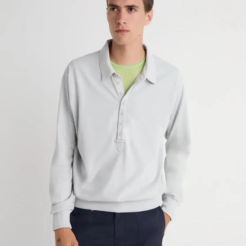 [BUNJANG] Paloma Wool Romi Polo T-Shirt / Light Grey / (새상품)[L] 팔로마울 Romi 폴로 티셔츠/라이트 그레이