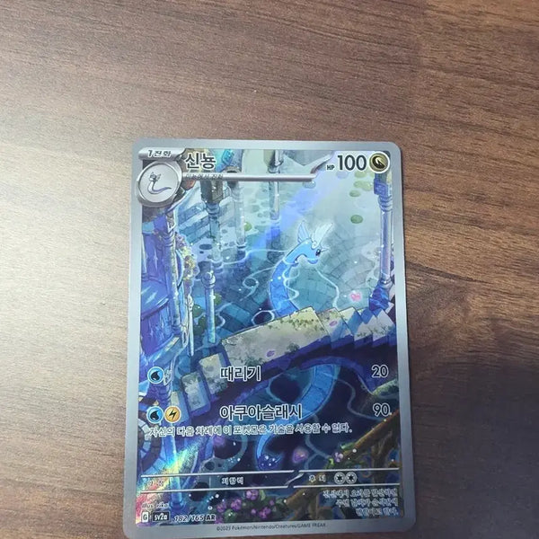 [BUNJANG] Rayquaza AR Pokémon Card / 신뇽 AR 포켓몬 카드
