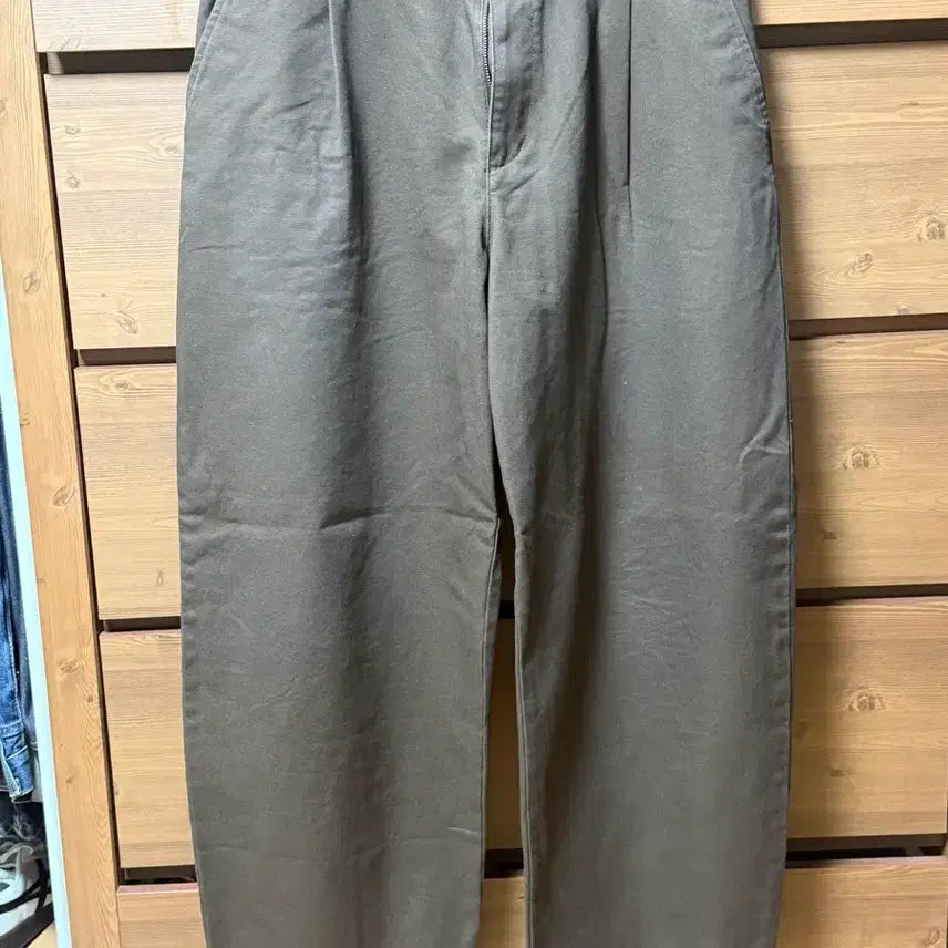 [BUNJANG] Uniqlo C Barrel Pants Brown / (m)유니클로c 배럴 팬츠 브라운