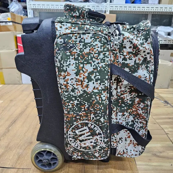 [BUNJANG] DV8 2-Ball Roller Bag Camo Double Bag / [중고 볼링가방] DV8 2볼 롤러백 카모 투볼백 캐리어형 더블백