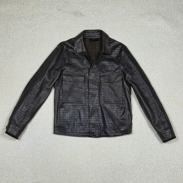 [BUNJANG] Diesel Black Gold Horsehide Leather Jacket / [디젤 블랙 골드] 호스하이드 레더 자켓 | A00705