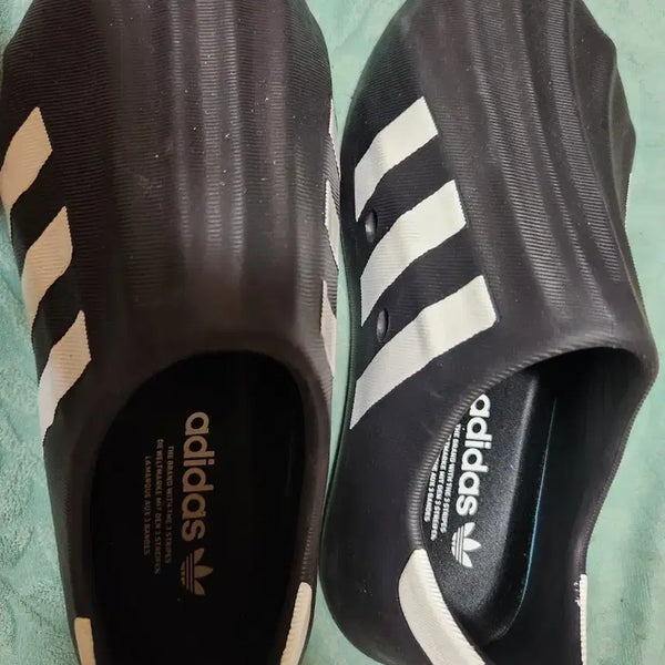[BUNJANG] Adidas Adilette 22 Slides Black/White / 아디다스 아딜렛 22 슬라이드 블랙 화이트 240
