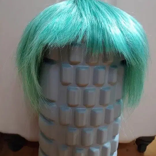 [BUNJANG] Two-Tone Emerald Short Cut Wig / 투톤 에메랄드 숏컷 가발 앞머리 엄청짧음