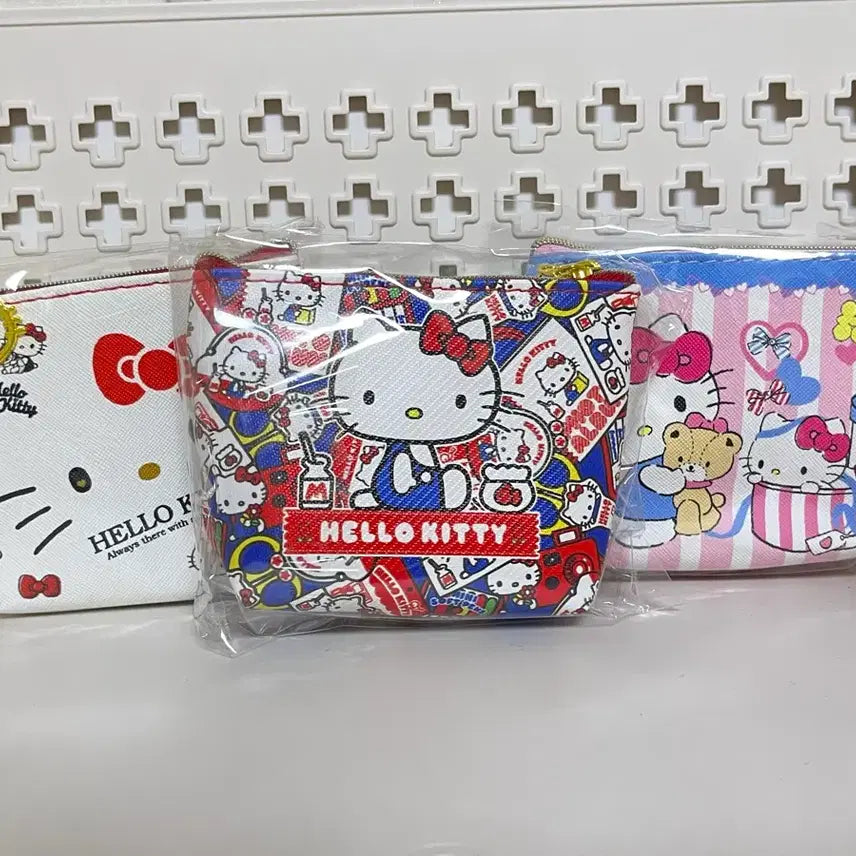 [BUNJANG] Sanrio Hello Kitty Pouch Set / 산리오 헬로키티 파우치 3종 새상품