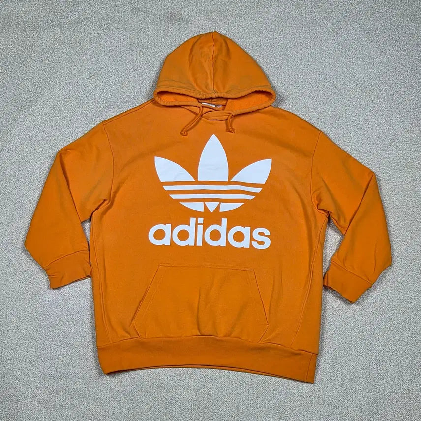 [BUNJANG] Adidas Trefoil Oversized Pullover Hoodie / [아디다스] 트레포일 오버사이즈 풀오버 후드티 | L00013