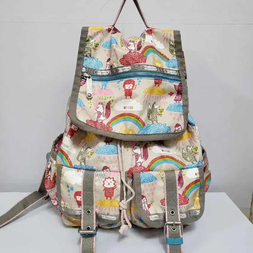[BUNJANG] Lesportsac Kids Sookie Pattern Backpack / 레스포삭 빅백팩 키즈 수키 패턴(무료배송)