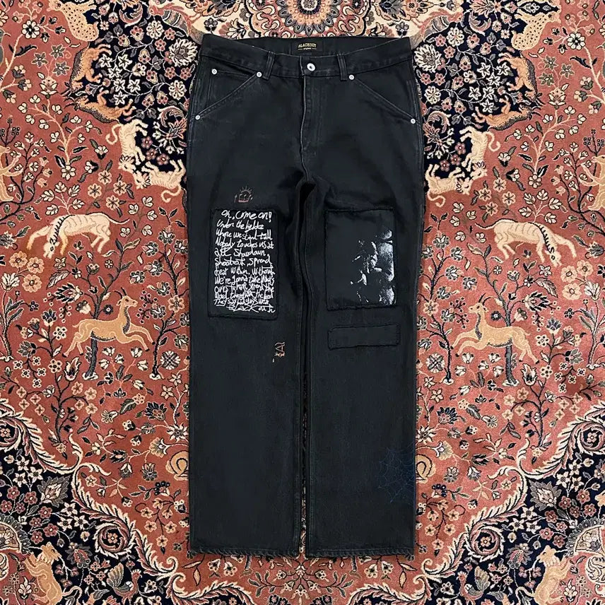 [BUNJANG] Blackout Pantera Work Pants XL / 블랙아웃 판테라 워크팬츠