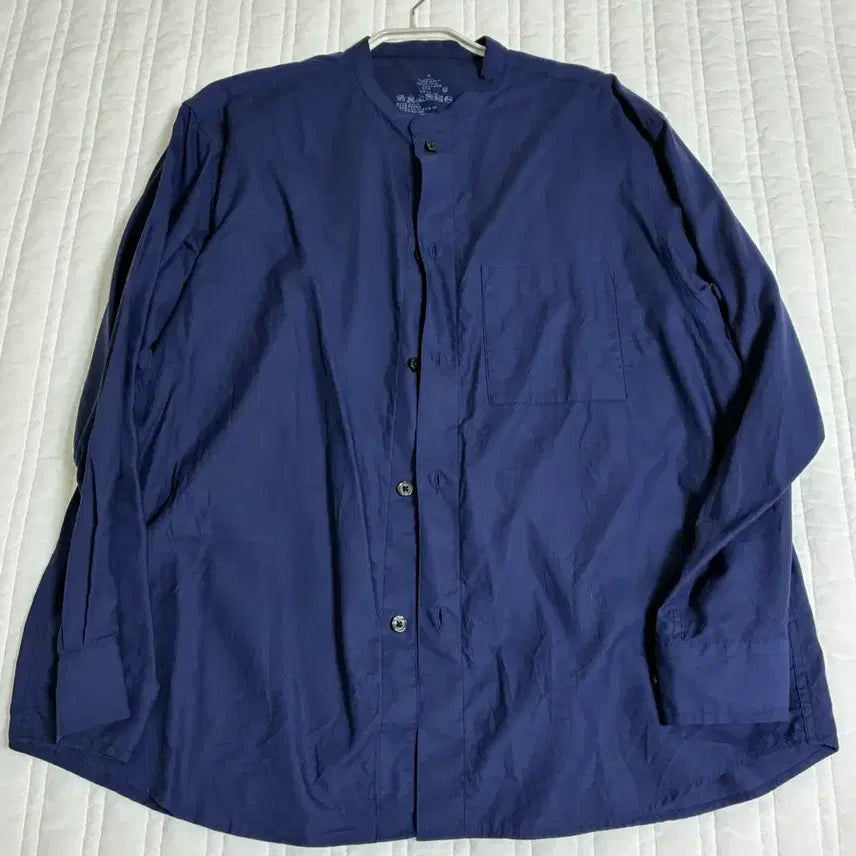 [BUNJANG] Muji Men's Shirt Navy M / 무인양품 남성 셔츠 네이비 m