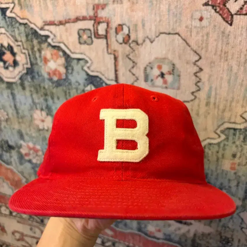 [BUNJANG] EBETFIELD J.Crew Ball Cap Red / 이벳필드 제이크루 볼캡 레드
