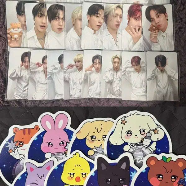 [BUNJANG] ATEEZ Aniteez Benefit Photocard Set + Fan Bundle / ateez 에이티즈 애니티즈 부채 베네핏 특전 포카 세트 양도
