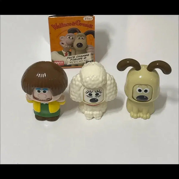 [BUNJANG] Wallace & Gromit Bundle Set - Face Change Figures / 일괄 / 윌레스와 그로밋