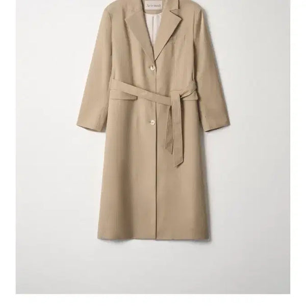 [BUNJANG] Avie Mua Belted Long Coat / 아비에무아 벨티드 롱 코트