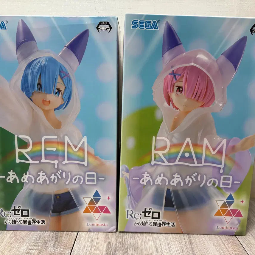 [BUNJANG] Luminasta Rem & Ram After The Rain Figure Set / LUMINASTA 피규어 렘 람 AFTER THE RAIN 피규어 세트