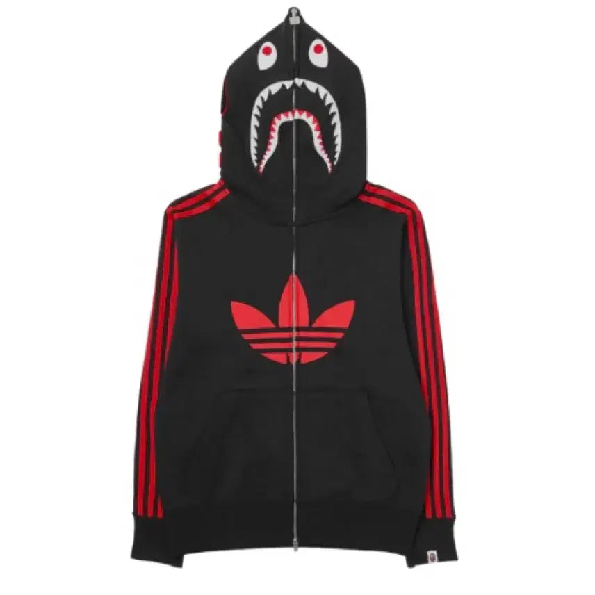 [BUNJANG] Adidas x Bape Hooded Zip-Up Jacket / 아디다스 베이프 후드집업 팝니다