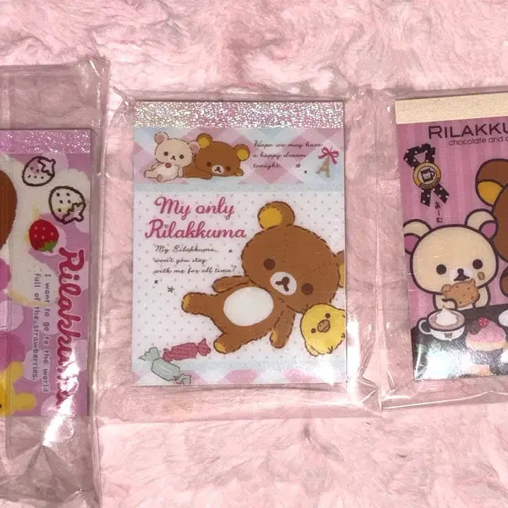 [BUNJANG] San-X Rilakkuma Classic Memo Pad Bundle Set / 산엑스 리락쿠마 고전 메모지 일괄