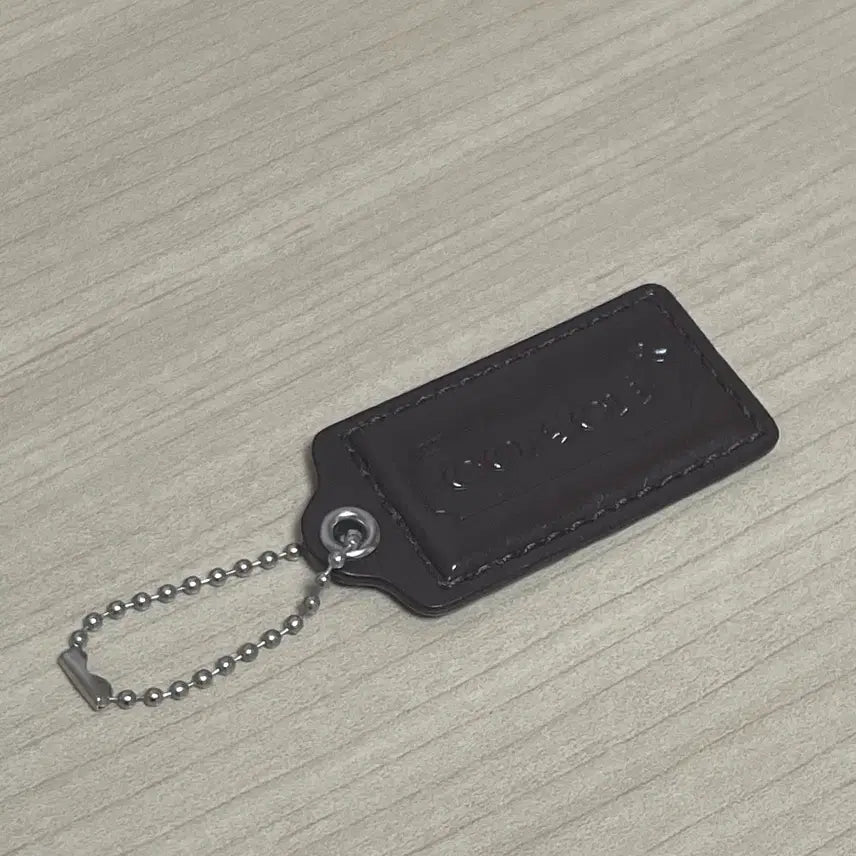 [BUNJANG] Coach Leather Keyring / 코치 coach 가죽 키링