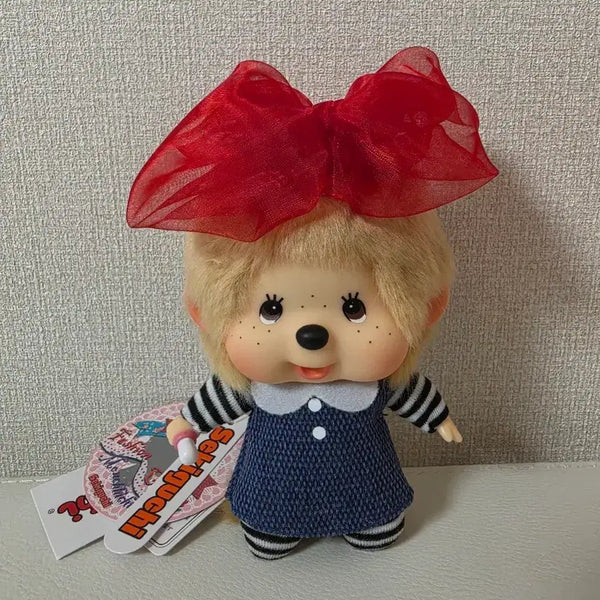 [BUNJANG] Monchhichi Hong Kong Big Head Keyring Doll / (새상품)홍콩 대두 몬치치 키링 인형