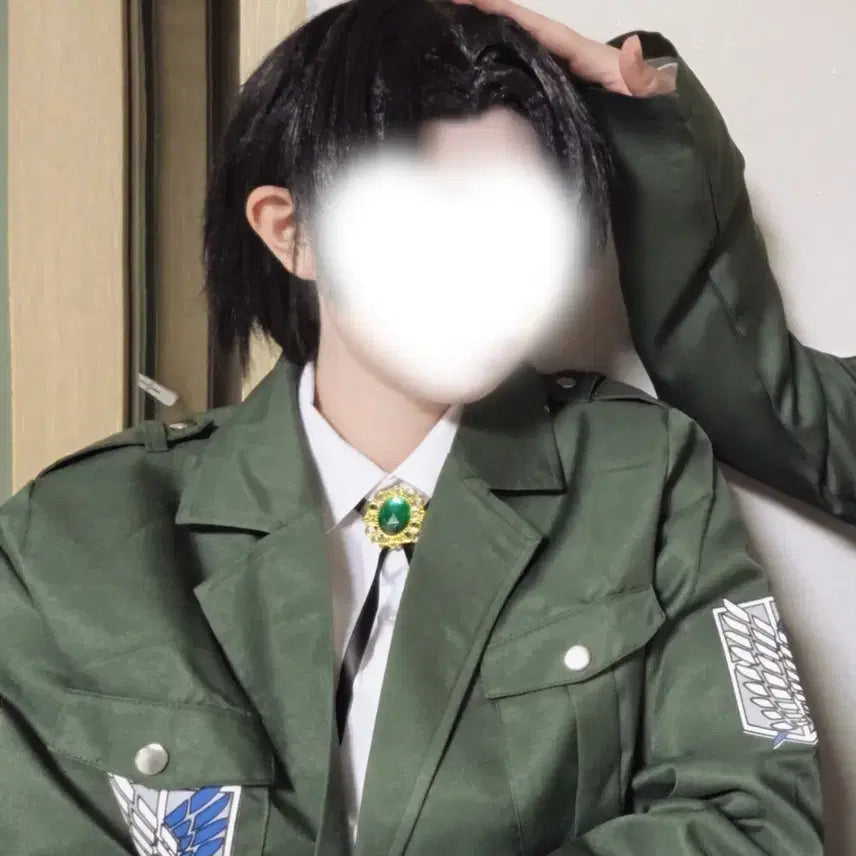 [BUNJANG] Attack on Titan Levi Ackerman Coat Version Cosplay Costume / 진격의거인 리바이 아커만 코트ver 코스프레 판매