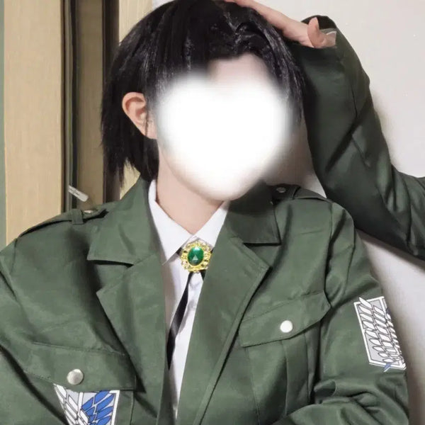 [BUNJANG] Attack on Titan Levi Ackerman Coat Version Cosplay Costume / 진격의거인 리바이 아커만 코트ver 코스프레 판매